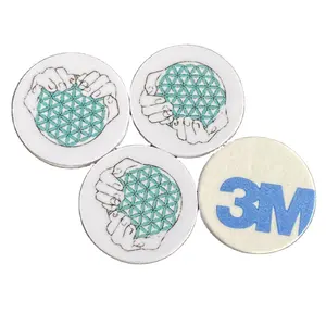 Strong adhesive waterproof 30mm anti metal nfc tag 213 disc for metal tracking