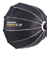 TRIOPO SL-90 de caméra professionnelle 90cm Speedlite Flash Deep Parabolic Softbox Bowens Mount Diffuseur