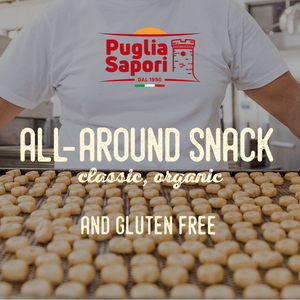 Puglia Sapori S.r.l. Taralli Clásicos Hechos en Italia, Bocadillo Salado Crujiente con Sabor a Pizza, 5 kg a Granel - Product Image 5