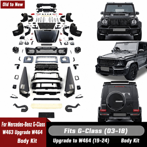 Kit carrosserie avant et arrière style W464 <span class=keywords><strong>2020</strong></span>+ pour <span class=keywords><strong>Mercedes</strong></span>-Benz <span class=keywords><strong>Classe</strong></span> G W463 (2003-2018) avec calandre et garde-boue - Product Image 1