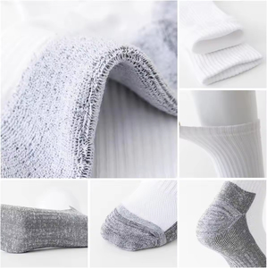 Men's Athletic Crew <b>Socks</b> Moisture Wicking Breathable Cushioned Anti-Bacterial <b>Running</b> Arch Support High Quality Wholesale - Product Image 4