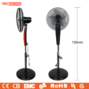 Ventilateur sur pied oscillant AC de 16 pouces, nouveau modèle très vendu, ventilateurs sur pied rechargeables pour la maison, ventilateur rechargeable - Product Image 4