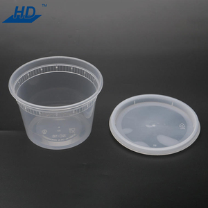 Congélateur Hd de haute qualité au micro-ondes sûr Tak Eout contenants alimentaires en plastique jetables 8 16 24 32 Oz clair pour soupe de nouilles - Product Image 1