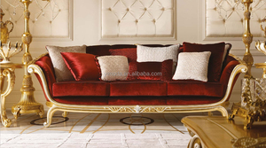 Cao cấp hoàng gia hộ gia đình cổ điển hoàng gia phong cách lớn hình chữ nhật bàn ăn tối với ghế cổ rắn gỗ vàng lá ăn bộ - Product Image 4