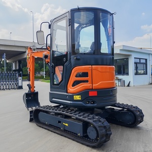 Frete Grátis, Mini Escavadora Hidráulica Multifuncional Nova de 3 Toneladas e 3,5 Toneladas, Certificação CE EPA, Fábrica de Escavadoras - Product Image 1