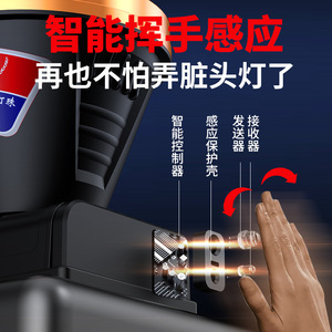 ไฟฉายคาดศีรษะแบบชาร์จไฟได้ พร้อมแบตเตอรี่ สำหรับเดินป่า ตั้งแคมป์ ตกปลาตอนกลางคืน ลาดตระเวน ใช้งานกลางแจ้ง - Product Image 3