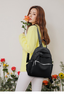 New Arrival Fashion Women <b>Backpack</b> Casual Nylon Shoulder Bag Waterproof Large Capacity Handbag for Leisure Travel - Product Image 3