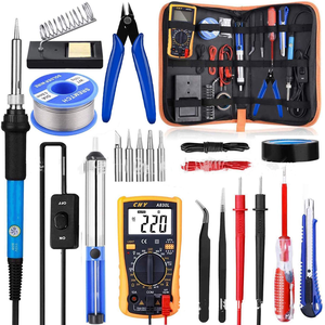 Juego de Herramientas de soldadura eléctrica, temperatura ajustable, 60W, <span class=keywords><strong>precio</strong></span> de fábrica - Product Image 2