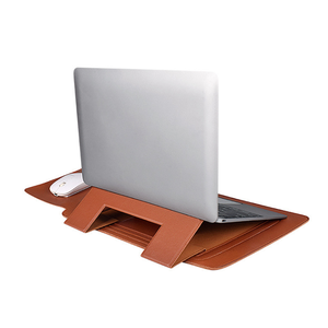 Bolsa DE ORDENADOR DE NEGOCIOS Laptops Mouse Case Set Pu impermeable <span class=keywords><strong>14</strong></span> 13 15 pulgadas Bolsa de ordenador portátil Soporte de manga de cuero - Product Image 3
