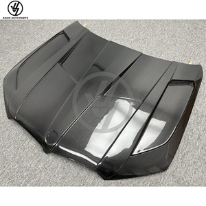 New LD Design Style Black Glossy Twill Weave Carbon Fiber Front Bonnet <b>Hood</b> for 5 Series F95 X5M 2023 <b>Engine</b> Cover - Product Image 3