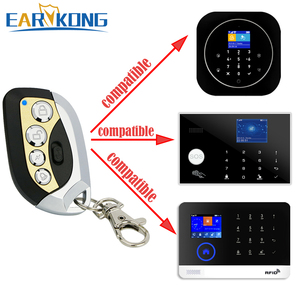 Vật Liệu Kim Loại <span class=keywords><strong>433MHz</strong></span> Với Bảo Vệ Công Tắc Nguồn Được Thiết Kế Mới Cho Hệ Thống Báo Động Chống Trộm Tại Nhà <span class=keywords><strong>433MHz</strong></span> Bộ Điều Khiển Từ Xa Không Dây - Product Image 3