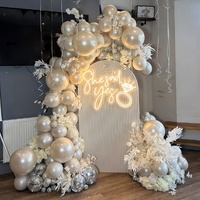 Ballons en latex épais blanc nacré de 10 pouces pour décorations de mariage, fiançailles, banquets et toiles de fond de fête d'anniversaire