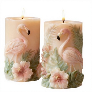 Molde de Silicona para Velas con Forma de Flamenco, Molde Decorativo con Forma de Animal - Product Image 1
