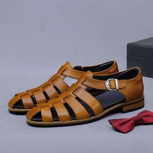 Zapatos Formales de Hombre 2026, Nuevos, Clásicos, Elegantes, de Cuero Vacuno Tallado a Mano, con Cordones, Impermeables, Transpirables, con Punta Cuadrada, para Otoño - Product Image 5