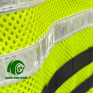 Gilet <span class=keywords><strong>de</strong></span> sécurité réfléchissant haute visibilité avec logo personnalisé en maille polyester fluorescente pour agents <span class=keywords><strong>de</strong></span> sécurité tactiques en extérieur - Product Image 6