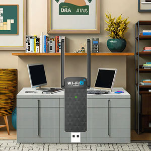 LZH Model Wifi6S WIFI6 Dual-Band Gigabit 5.8G <b>Wireless</b> Network Card 1300Mbps External Receiver <b>Transmitter</b> for Laptop Stock - Product Image 3