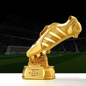 Médailles et trophées professionnels Chine Sports Plaqué or Personnalisé Résine Football Football Trophée <span class=keywords><strong>Prix</strong></span> Avec <span class=keywords><strong>Ballon</strong></span> Pour Champions - Product Image 2