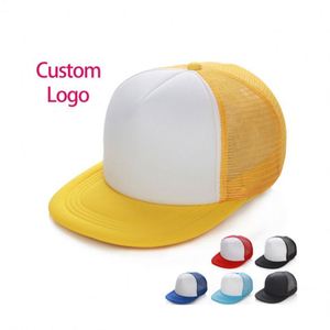 Gorras deportivas de 5 paneles personalizables al por mayor con logo, gorros de béisbol de malla y espuma para papá, gorras trucker, regalo promocional. - Product Image 1