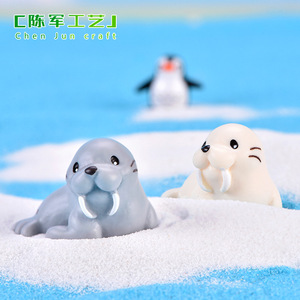 Micro-paesaggi di Weij Chen Juns, Oggetti Decorativi Succulenti per Vista <span class=keywords><strong>Mare</strong></span>, Spiagge, Simpatici Rechinchi e Piccoli Animali in Resina - Product Image 3