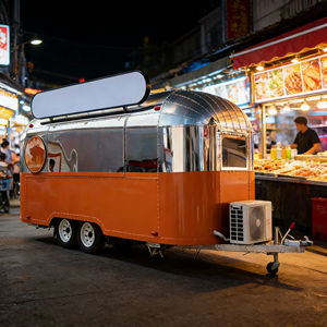 Camión de Comida Rápida Cuadrado de Aluminio, Multicolor, Explosivamente Económico, en Promoción, con Dulces y Papas Fritas, Cocina Móvil - Product Image 3