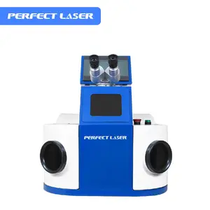 Laser sempurna 100W 150W 200W Mini baja tembaga emas perak perhiasan titik titik laser mesin las penyolderan untuk dijual