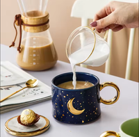 Personnalisé lave-vaisselle à la main porcelaine blanc nouveau produit 2024 tasse logo pot sourire nez tasse en céramique