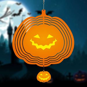 Molinillo de Viento Personalizado DIY Blanco Moderno con Forma de Calabaza de Acero Inoxidable para Sublimación - Product Image 3