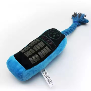 Juguete Masticable Resistente a Mordidas de Perro, Juguete de Peluche con Forma de Teléfono Móvil para Gatos y Mascotas con Cordón de Algodón, Juguetes para Masticar para Mascotas - Product Image 2
