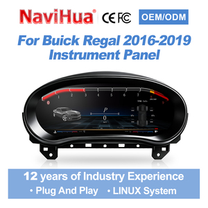 หน้าปัด Navihua รุ่นใหม่สำหรับ Buick Regal ปี 2016-2019 อัปเกรดจอ LCD ระบบ Linux รองรับ Carplay มาตรวัดความเร็วอัตโนมัติ หน้าปัดดิจิตอลสำหรับรถยนต์ - Product Image 1
