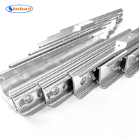 Glissière de table à manger automatique escamotable en acier robuste à roulement à billes, mécanisme multi-pliant dissimulé