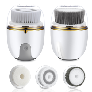 <span class=keywords><strong>Brosse</strong></span> nettoyante <span class=keywords><strong>visage</strong></span> électrique 3-en-1 vibrante et rechargeable, étanche, pour un nettoyage en profondeur - Product Image 1