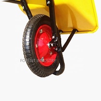 Carretilla de Plataforma de Acero de Alta Resistencia para Jardín con Capacidad de Carga de 160 kg para Construcción Industrial, Compras, OEM