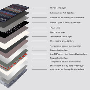 कस्टम लंबाई आकार pemf अब तक इन्फ्रारेड हीटिंग मैट रंग अनुकूलित पेमन लाल प्रकाश चिकित्सा pemf चुंबकीय चिकित्सा उपकरण - Product Image 5