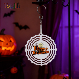 Topjlh Sublimation Aluminium Wind Spinner, formes multiples personnalisables, <span class=keywords><strong>prix</strong></span> de gros d'usine, idéal pour la décoration de la maison et du jardin - Product Image 4