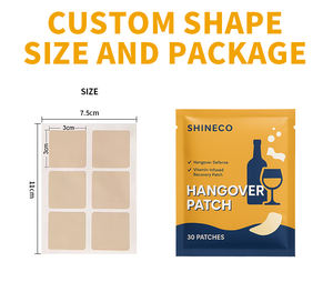 Patches Naturais para Alívio de Ressaca com Vitamina C e Chá Verde 100% Impermeáveis e Hipoalergênicos - Product Image 3