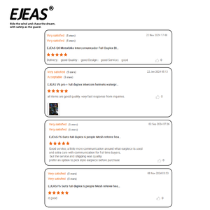 <span class=keywords><strong>Intercomunicador</strong></span> para Casco de Motocicleta <span class=keywords><strong>EJEAS</strong></span> Q8 Mesh para Comunicación entre Conductor, Pasajero y Equipo - Product Image 6