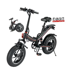 OUXI V7พับไฟฟ้าเมืองจักรยาน600W 750W ไขมันยาง E-Bike