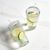 Gobelets transparents pour sublimation, vente en gros, réutilisables, 600 ml (20 oz), avec paille et couvercle