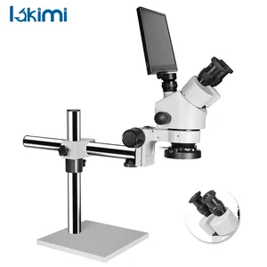 10インチディスプレイ付き7x-90xHDデジタルステレオ三眼顕微鏡LK-MS02B