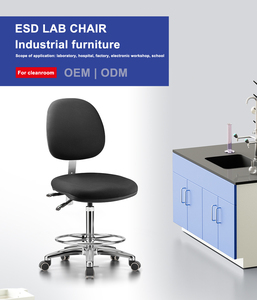 <span class=keywords><strong>Chaise</strong></span> <span class=keywords><strong>de</strong></span> laboratoire, d'hôpital ou d'école J66 moderne et confortable en tissu, pour salle <span class=keywords><strong>de</strong></span> classe, entrepôt sans poussière, atelier, avec fonction <span class=keywords><strong>de</strong></span> levage, rotation et bascule - Product Image 2