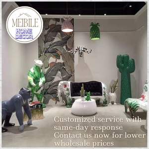 Escultura de León, Leopardo y Tigre Pintada en Rosa, de Tamaño Real, Personalizada para Exhibición en <span class=keywords><strong>Entrada</strong></span> de Zoológico <span class=keywords><strong>al</strong></span> Aire Libre en Centro Comercial de Lujo - Product Image 6