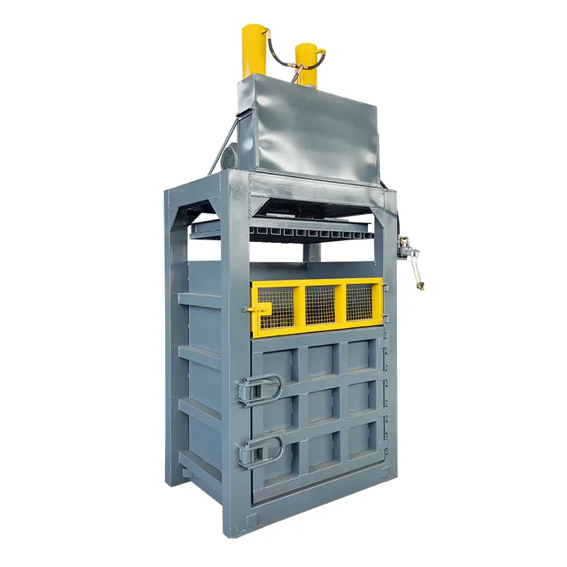 유압 쓰레기 압축기 폐기물 플라스틱 프레스 기계 유압 쓰레기 압축기 수직 밸러