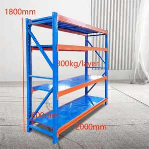 Rayonnages à palettes à double profondeur sélectifs, systèmes de rayonnages en acier mobiles avec protection contre la corrosion, certifiés CE - Product Image 5