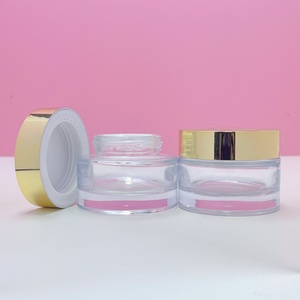 Envase de Lujo para Crema Corporal, 1oz 30g 50g, Tarro Cosmético de Vidrio Grueso Transparente con Tapa de Plástico - Product Image 3