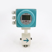 Débitmètre électromagnétique numérique micro-miniature en acier inoxydable, haute précision, protection IP68 pour applications de fluides aqueux