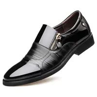 2020 공장 도매 수제 블랙 가죽 캐주얼 신발 남성 드레스 신발
