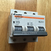 Plc 5a Multi 9 C45ad 3 Pole Mcb 12021 Type 4 415v for Warranty Product