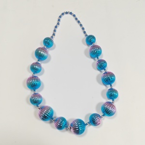Vente chaude Jumbo Gradient Bleu Rose Mardi Gras Perles Nouveau Carnaval Big <span class=keywords><strong>Citrouille</strong></span> Perles pour <span class=keywords><strong>D</strong></span>écorations De Fête <span class=keywords><strong>Prix</strong></span> Usine - Product Image 1