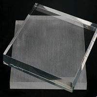 Plaque en acrylique coulé 1220x2440mm 4x8ft 2mm 3mm 5mm PMMA Plexiglas transparent pour découpe laser