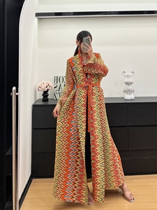 Sang Trọng Hồi Giáo Abaya Ăn Mặc Cao Cấp Cộng Với Kích Thước Pleated Thiết Kế Chảy Hình Bóng Mặc khiêm tốn Cho Ramadan Tinh Tế - Product Image 3